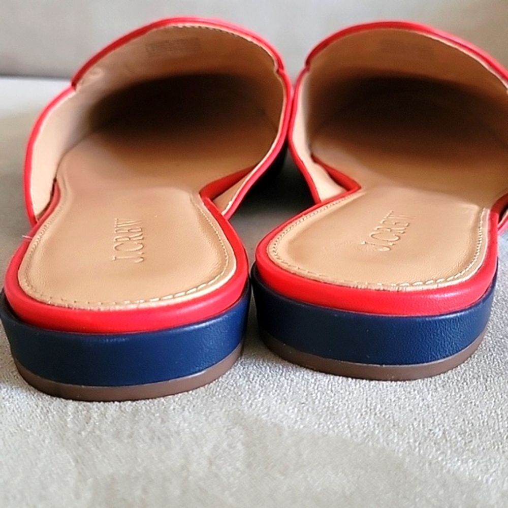 J.Crew Piped Loafer Mules Size US 9.5 - Picture 6 of 9